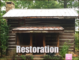 Historic Log Cabin Restoration  Pike County, Alabama